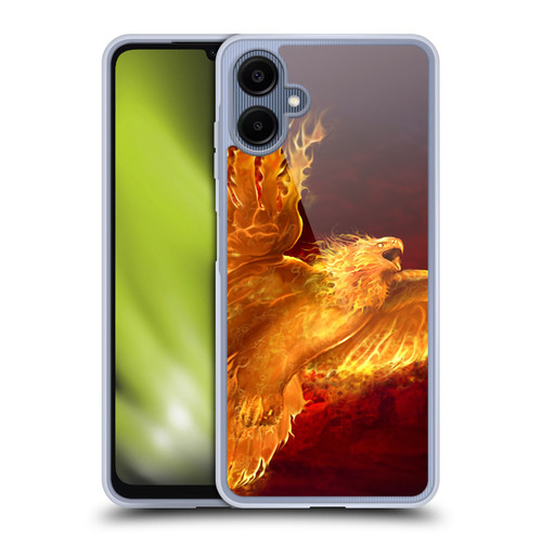 Tom Wood Fire Creatures Phoenix Soft Gel Case for Samsung Galaxy A06 4G / 5G