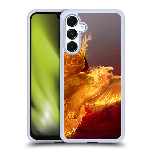 Tom Wood Fire Creatures Phoenix Soft Gel Case for Samsung Galaxy A16 5G & MagSafe