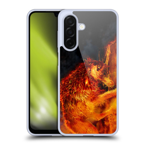 Tom Wood Fire Creatures Wolf Stalker Soft Gel Case for Samsung Galaxy A26 5G