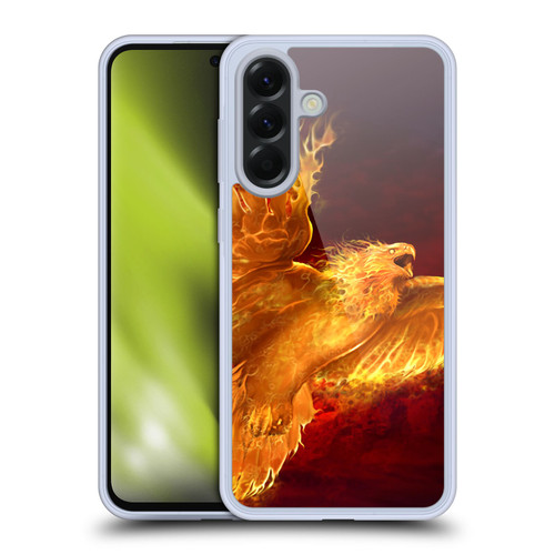 Tom Wood Fire Creatures Phoenix Soft Gel Case for Samsung Galaxy A56 5G