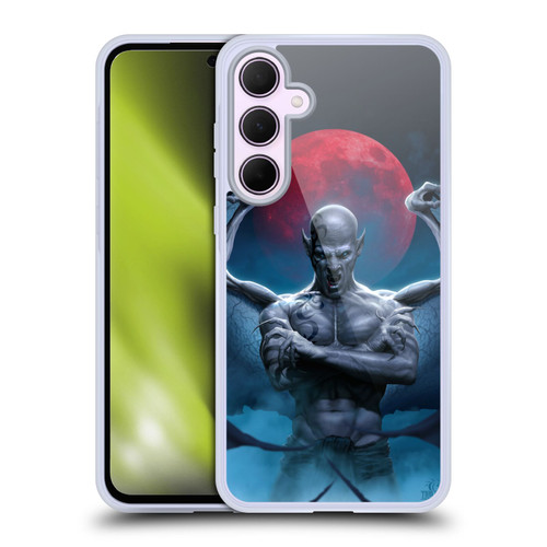 Tom Wood Horror Blood Moon Soft Gel Case for Samsung Galaxy A35 5G