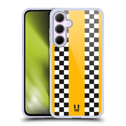 Head Case Designs Transport Paints Taxi Soft Gel Case for Samsung Galaxy A35 5G