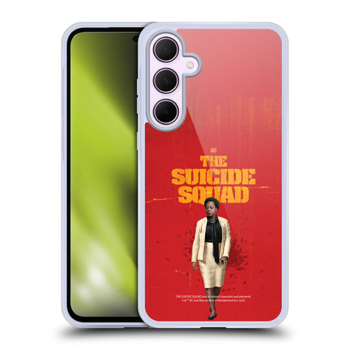 The Suicide Squad 2021 Character Poster Amanda Waller Soft Gel Case for Samsung Galaxy A35 5G