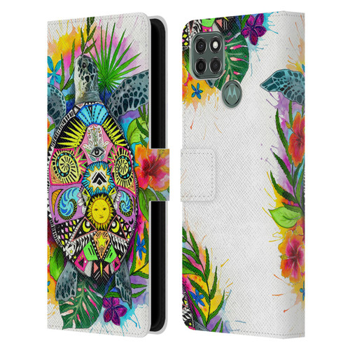 Pixie Cold Animals Turtle Life Leather Book Wallet Case Cover For Motorola Moto G9 Power