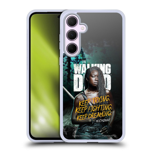 AMC The Walking Dead Season 9 Quotes Michonne Soft Gel Case for Samsung Galaxy A35 5G