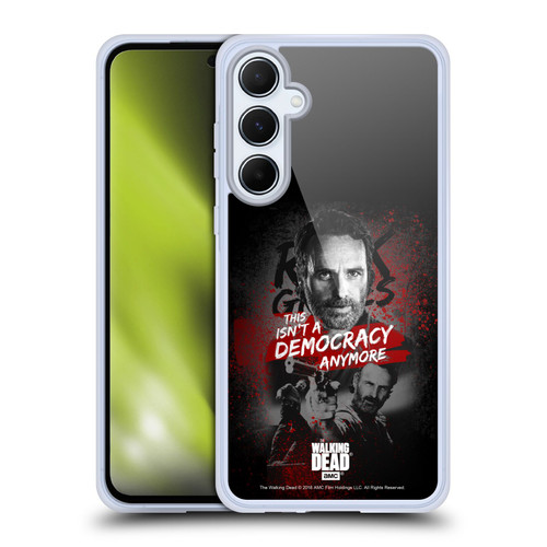 AMC The Walking Dead Rick Grimes Legacy Democracy Soft Gel Case for Samsung Galaxy A55 5G