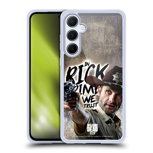 AMC The Walking Dead Rick Grimes Legacy Sheriff's Deputy Soft Gel Case for Samsung Galaxy A55 5G