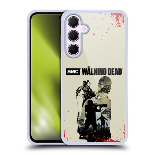 AMC The Walking Dead Silhouettes Daryl Full Soft Gel Case for Samsung Galaxy A35 5G