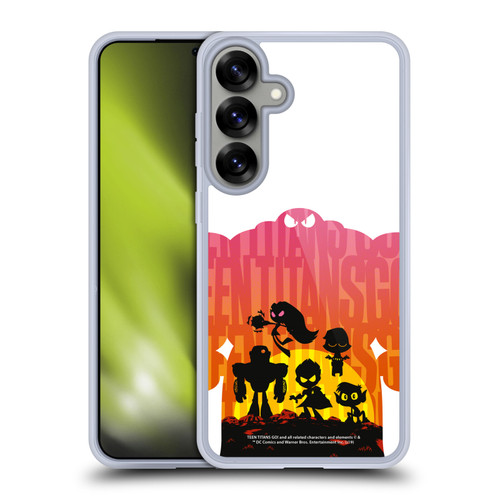 Teen Titans Go! To The Movies Hollywood Graphics Blown Away Soft Gel Case for Samsung Galaxy S25+ & MagSafe