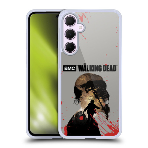 AMC The Walking Dead Silhouettes Walker Soft Gel Case for Samsung Galaxy A35 5G