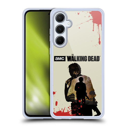 AMC The Walking Dead Silhouettes Glenn Soft Gel Case for Samsung Galaxy A55 5G