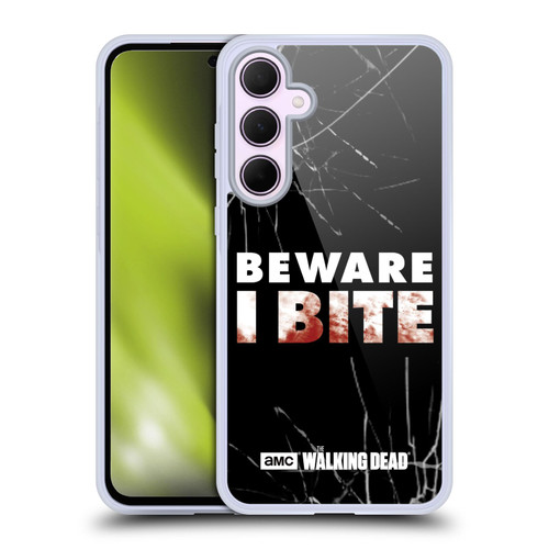 AMC The Walking Dead Typography I Bite Soft Gel Case for Samsung Galaxy A35 5G