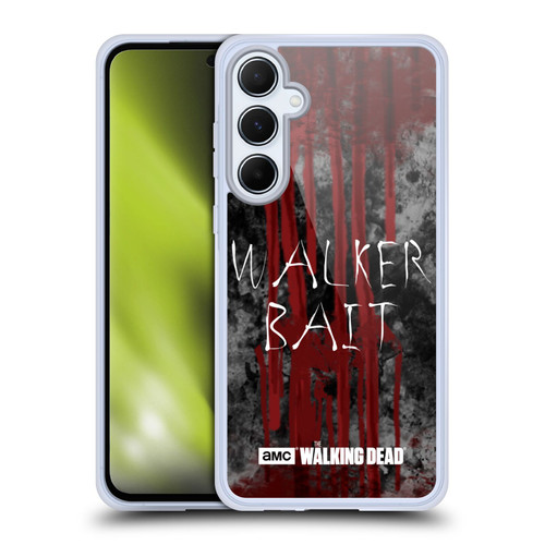 AMC The Walking Dead Typography Walker Bait Soft Gel Case for Samsung Galaxy A55 5G