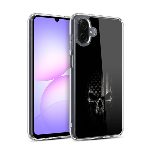 Head Case Designs Football USA American Flag Grunge Shadow Skull Soft Gel Case for Samsung Galaxy A07 5G