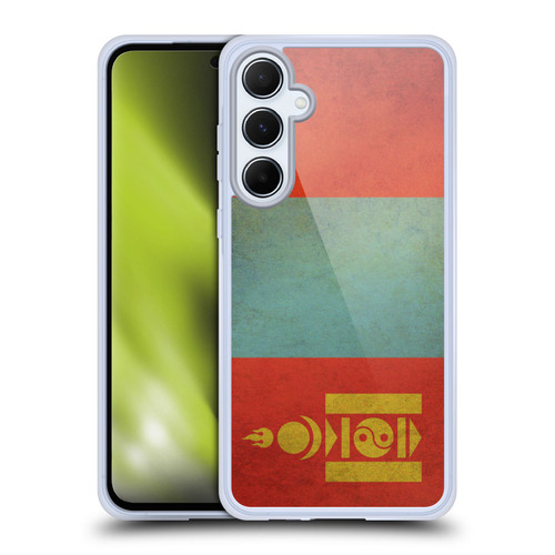 Head Case Designs Vintage Flags Set 5 Mongolia Mongolian Soft Gel Case for Samsung Galaxy A55 5G
