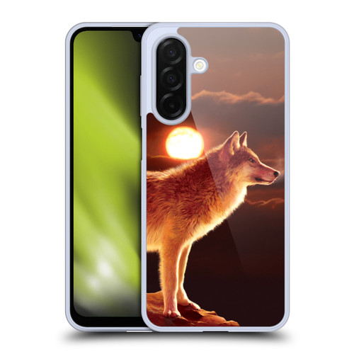 Vincent Hie Animals Sunset Wolf Soft Gel Case for Samsung Galaxy A26 5G