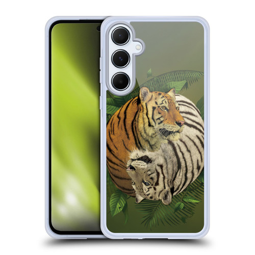 Vincent Hie Animals Tiger Yin Yang Soft Gel Case for Samsung Galaxy A55 5G