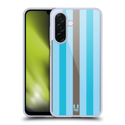 Head Case Designs Vertical Stripes Choco Bubblegum Soft Gel Case for Samsung Galaxy A26 5G