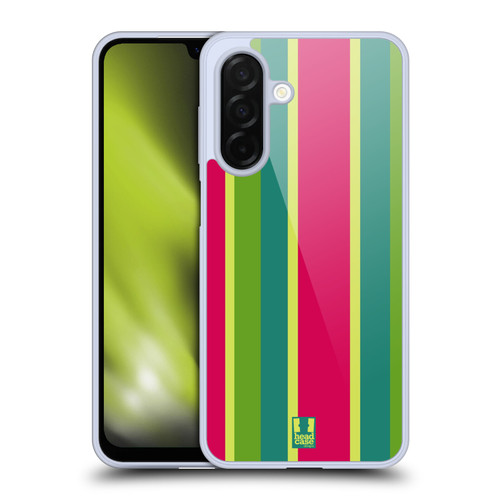 Head Case Designs Vertical Stripes Watermelon Soft Gel Case for Samsung Galaxy A26 5G