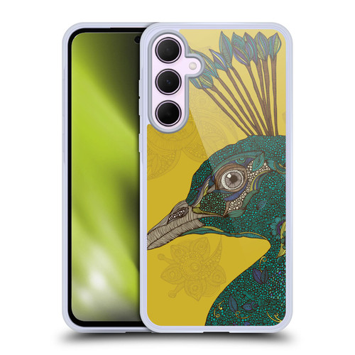 Valentina Birds Peacock Soft Gel Case for Samsung Galaxy A35 5G