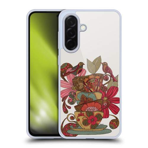 Valentina Birds Teacups Soft Gel Case for Samsung Galaxy A36 5G