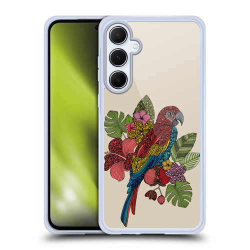 Valentina Birds Parrot Soft Gel Case for Samsung Galaxy A55 5G