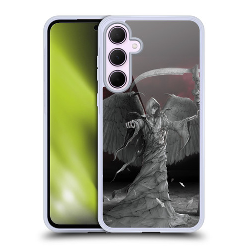 Vincent Hie Skulls Time Is Up Soft Gel Case for Samsung Galaxy A35 5G