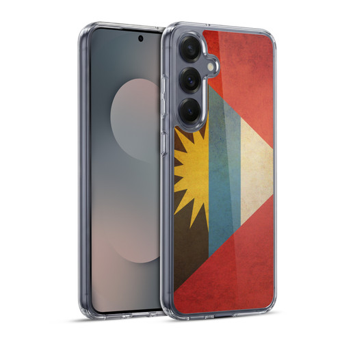 Head Case Designs Vintage Flags Set 5 Antigua And Barbuda Antiguan Soft Gel Case for Samsung Galaxy S25+ & MagSafe