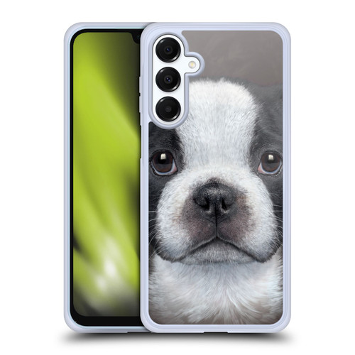Vincent Hie Big Face Puppies French Bulldog Soft Gel Case for Samsung Galaxy A16 5G & MagSafe