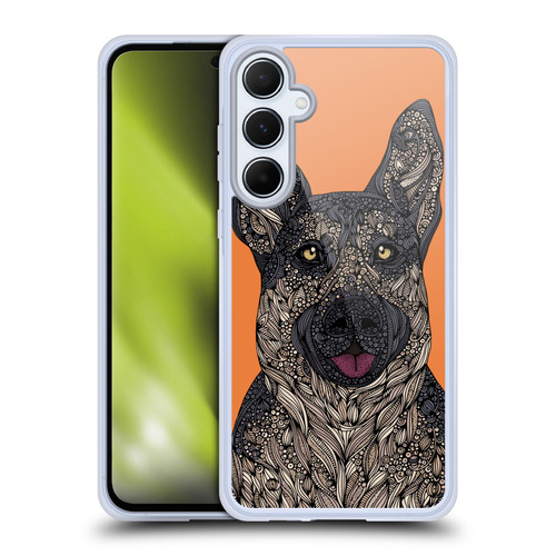 Valentina Dogs German Shepherd Soft Gel Case for Samsung Galaxy A55 5G