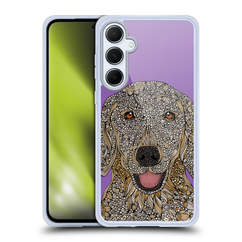Valentina Dogs Golden Retriever Soft Gel Case for Samsung Galaxy A55 5G