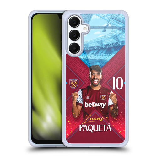 West Ham United FC 2023/24 First Team Lucas Paquetá Soft Gel Case for Samsung Galaxy A16 5G & MagSafe
