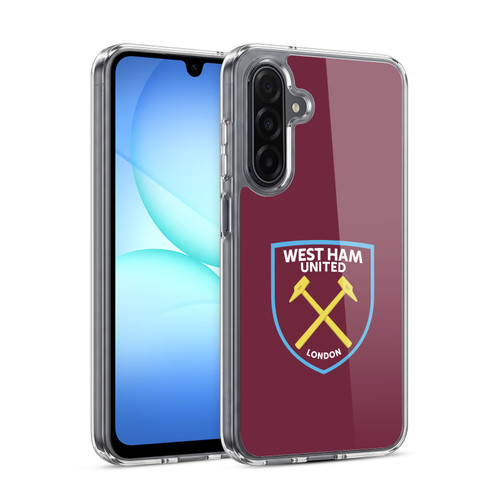 West Ham United FC Crest Full Colour Soft Gel Case for Samsung Galaxy A17 4G / 5G