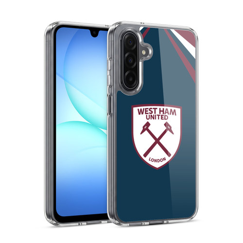 West Ham United FC Crest Graphics Emblem Soft Gel Case for Samsung Galaxy A17 4G / 5G