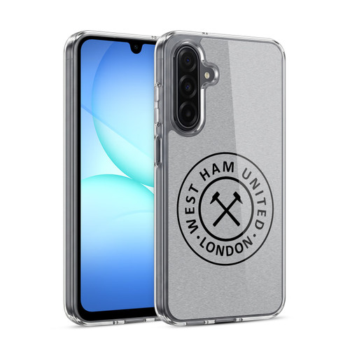 West Ham United FC Crest Graphics London Soft Gel Case for Samsung Galaxy A17 4G / 5G