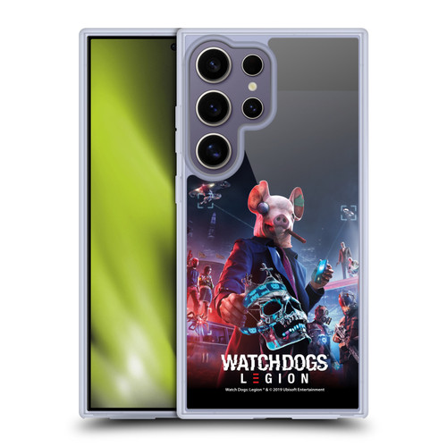 Watch Dogs Legion Artworks Winston Skull Soft Gel Case for Samsung Galaxy S25 Ultra & MagSafe
