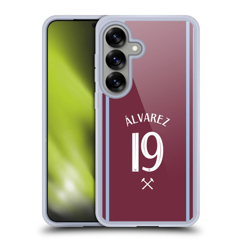 West Ham United FC 2024/25 Players Home Kit Edson Álvarez Soft Gel Case for Samsung Galaxy S25 & MagSafe