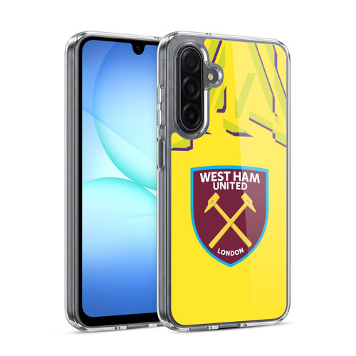 West Ham United FC 2019/20 Crest Kit Away Goalkeeper Soft Gel Case for Samsung Galaxy A17 4G / 5G