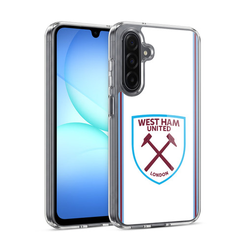 West Ham United FC 2019/20 Crest Kit Away Soft Gel Case for Samsung Galaxy A17 4G / 5G