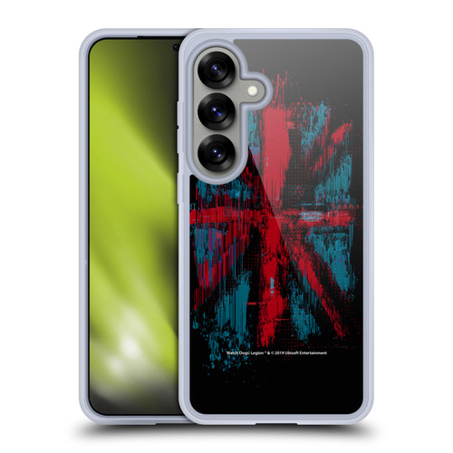 Watch Dogs Legion Key Art Flag Glitch Soft Gel Case for Samsung Galaxy S25 & MagSafe