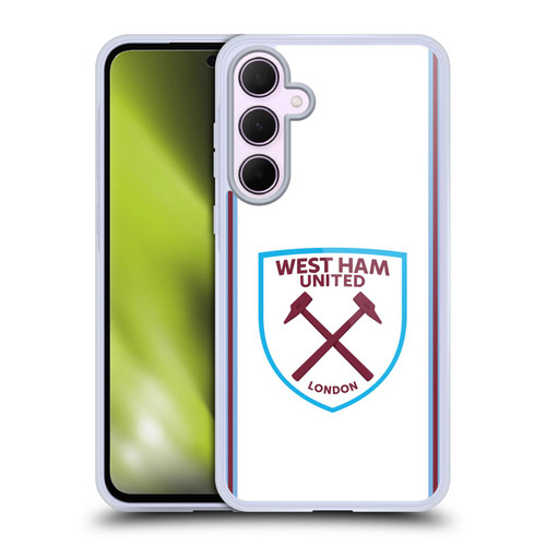 West Ham United FC 2019/20 Crest Kit Away Soft Gel Case for Samsung Galaxy A35 5G