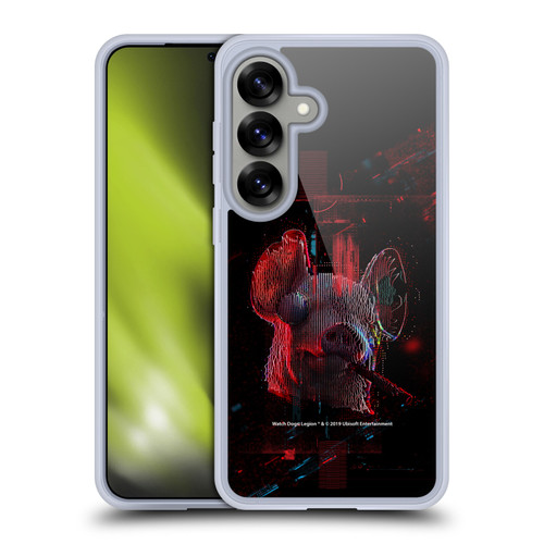Watch Dogs Legion Key Art Pig Head Glitch Soft Gel Case for Samsung Galaxy S25 & MagSafe