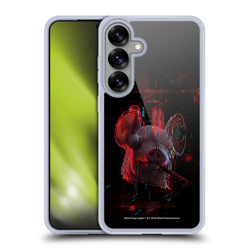 Watch Dogs Legion Key Art Pig Head Glitch Soft Gel Case for Samsung Galaxy S25+ & MagSafe