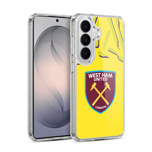 West Ham United FC 2019/20 Crest Kit Away Goalkeeper Soft Gel Case for Samsung Galaxy S26