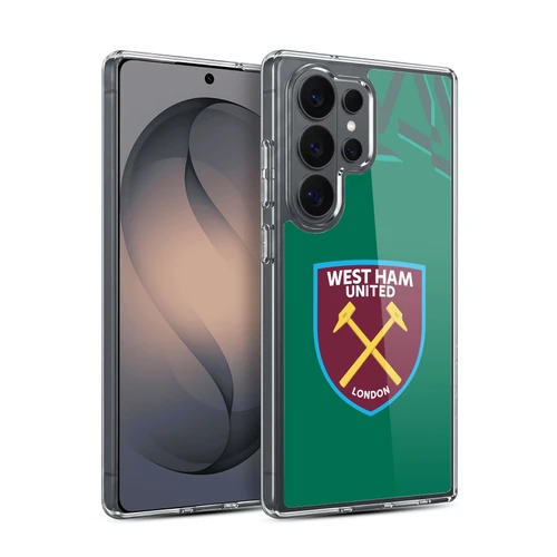 West Ham United FC 2019/20 Crest Kit Home Goalkeeper Soft Gel Case for Samsung Galaxy S26 Ultra