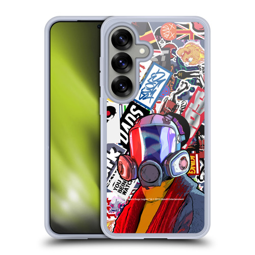 Watch Dogs Legion Street Art Granny Stickerbomb Soft Gel Case for Samsung Galaxy S25 & MagSafe