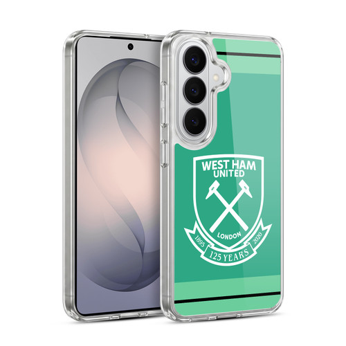 West Ham United FC 2020/21 Crest Kit Home Goalkeeper Soft Gel Case for Samsung Galaxy S26 Plus