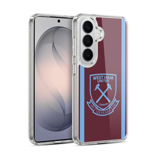 West Ham United FC 2020/21 Crest Kit Home Soft Gel Case for Samsung Galaxy S26 Plus