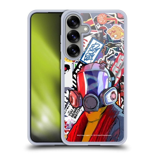 Watch Dogs Legion Street Art Granny Stickerbomb Soft Gel Case for Samsung Galaxy S25+ & MagSafe