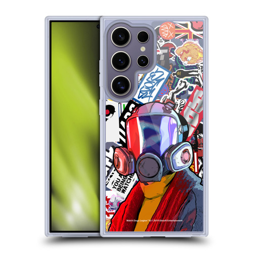 Watch Dogs Legion Street Art Granny Stickerbomb Soft Gel Case for Samsung Galaxy S25 Ultra & MagSafe
